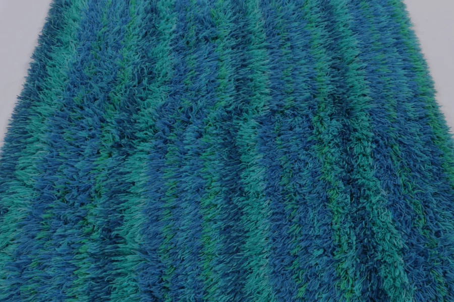 Vintage Swedish Rya Rug