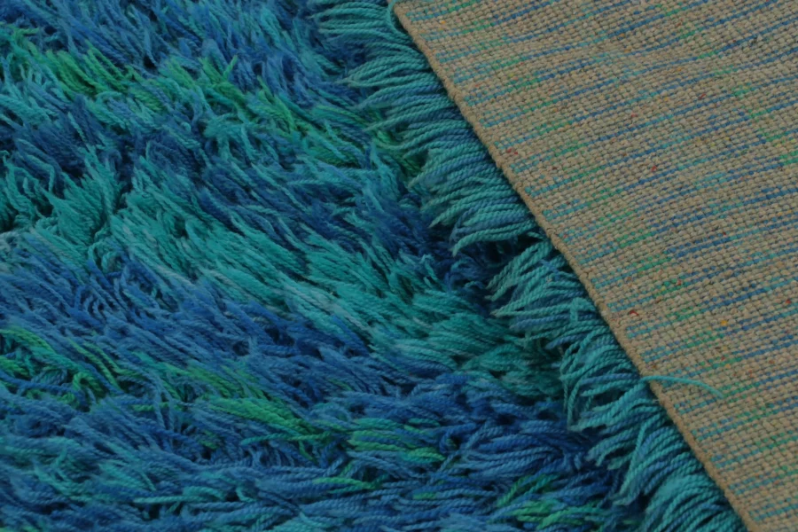 Vintage Swedish Rya Rug