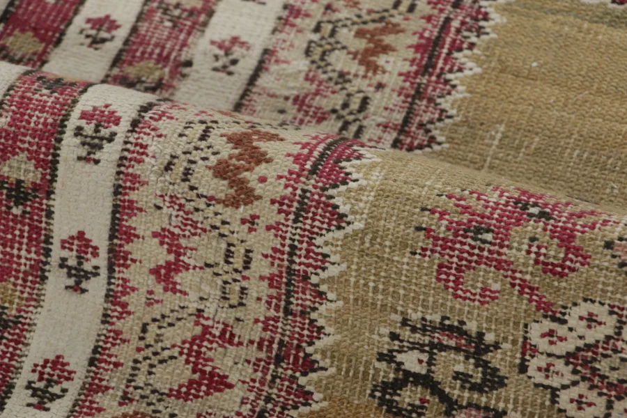 Antique Ghiordes Runner Rug