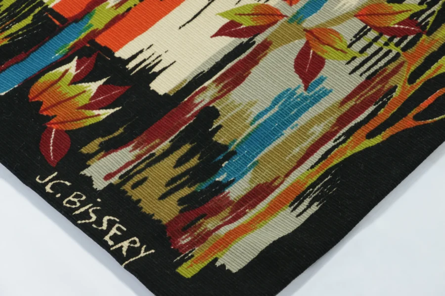 Vintage Jean Claude Bissery Tapestry