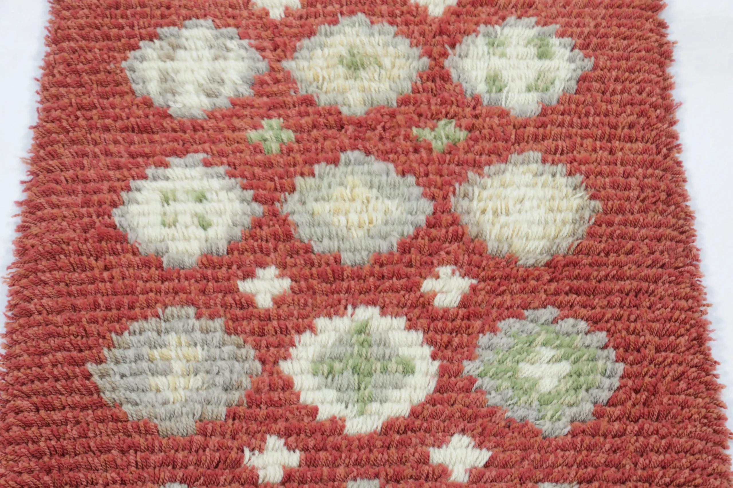 Vintage Swedish Rya Runner Rug