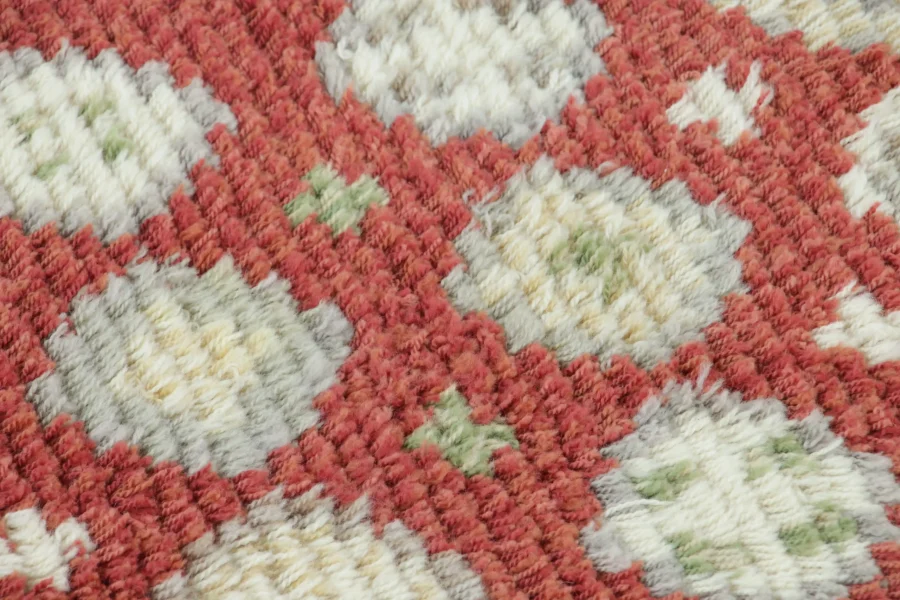 Vintage Swedish Rya Runner Rug