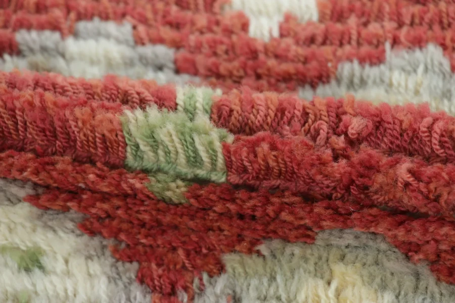 Vintage Swedish Rya Runner Rug