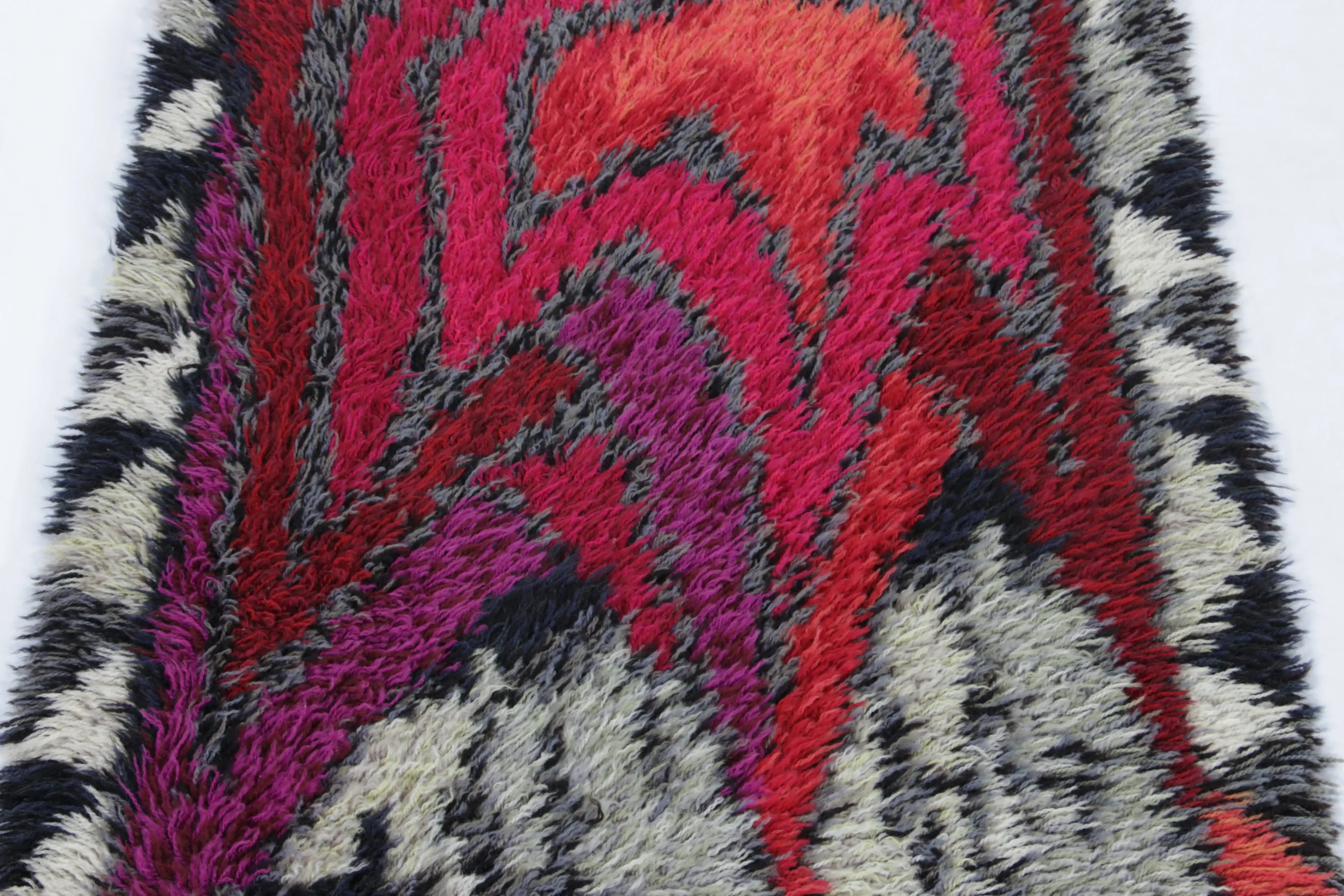 Vintage Swedish Rya Rug