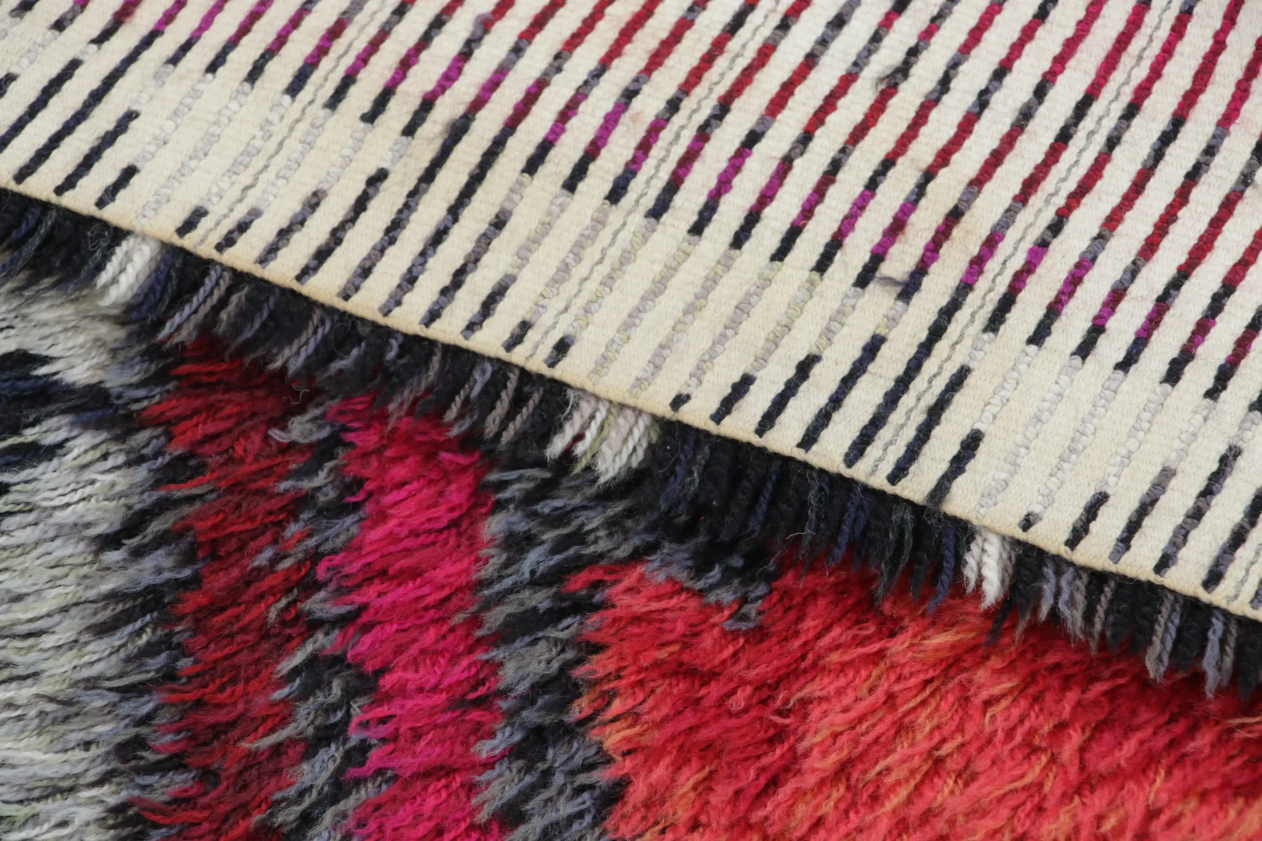 Vintage Swedish Rya Rug