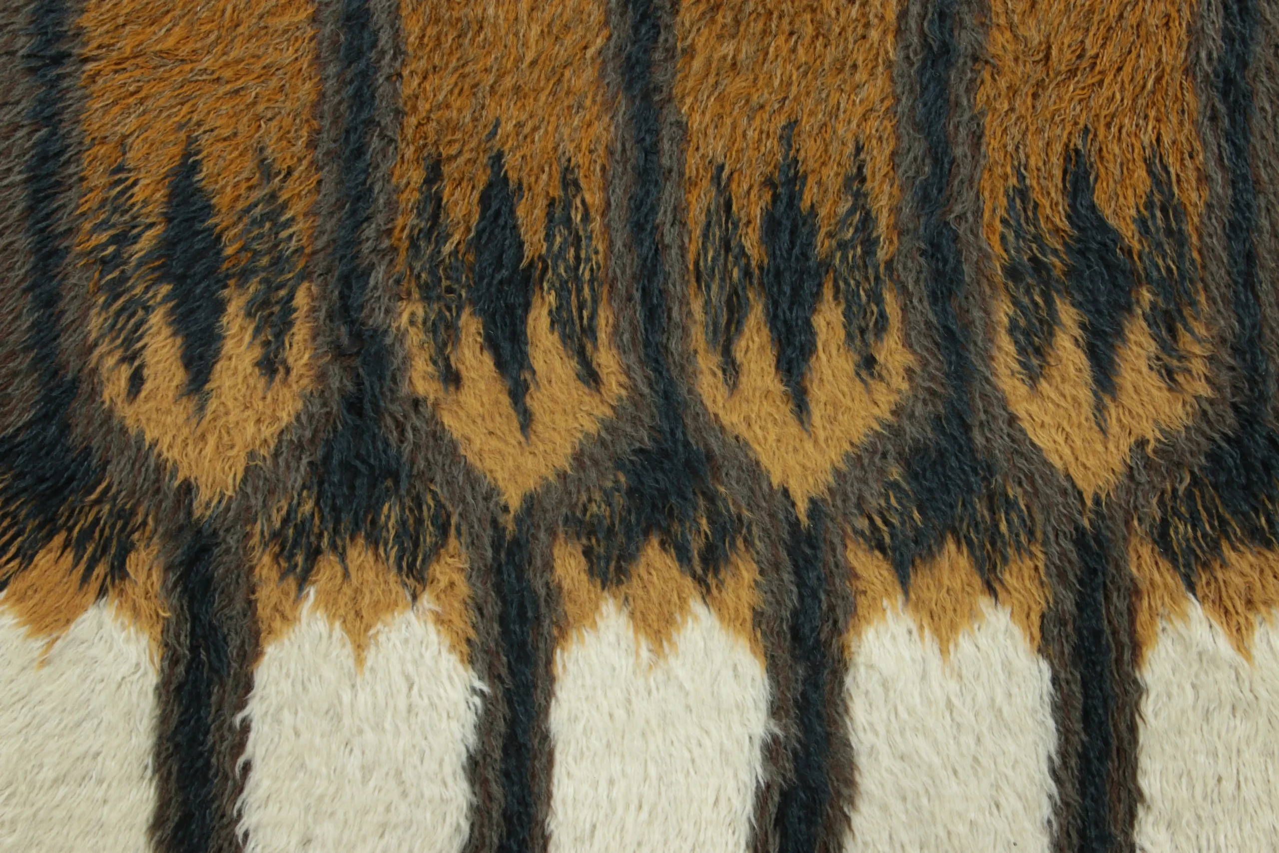 Vintage Swedish Rya Rug