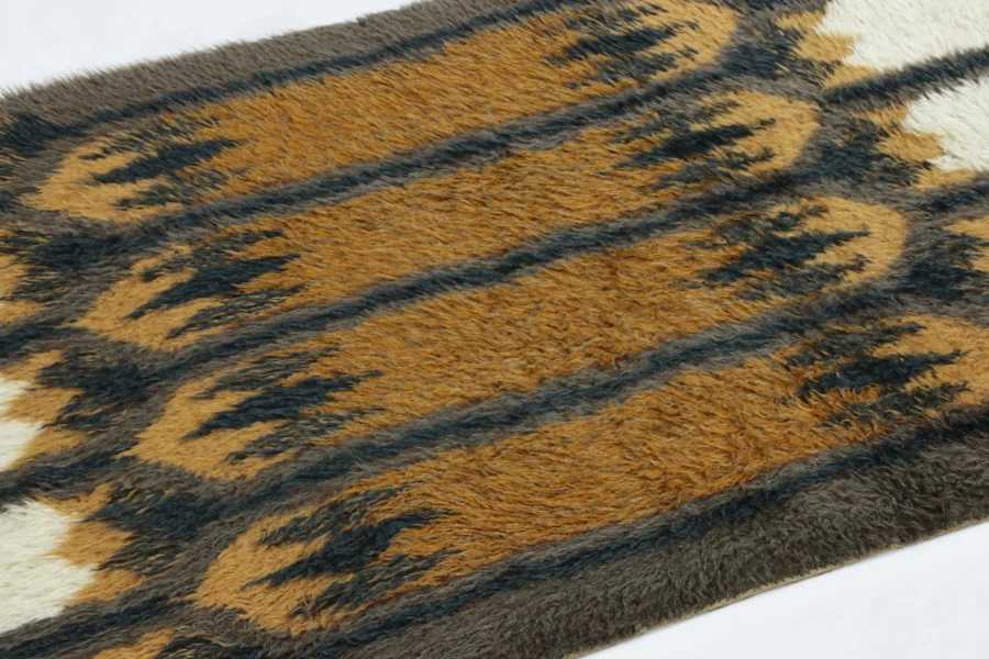 Vintage Swedish Rya Rug