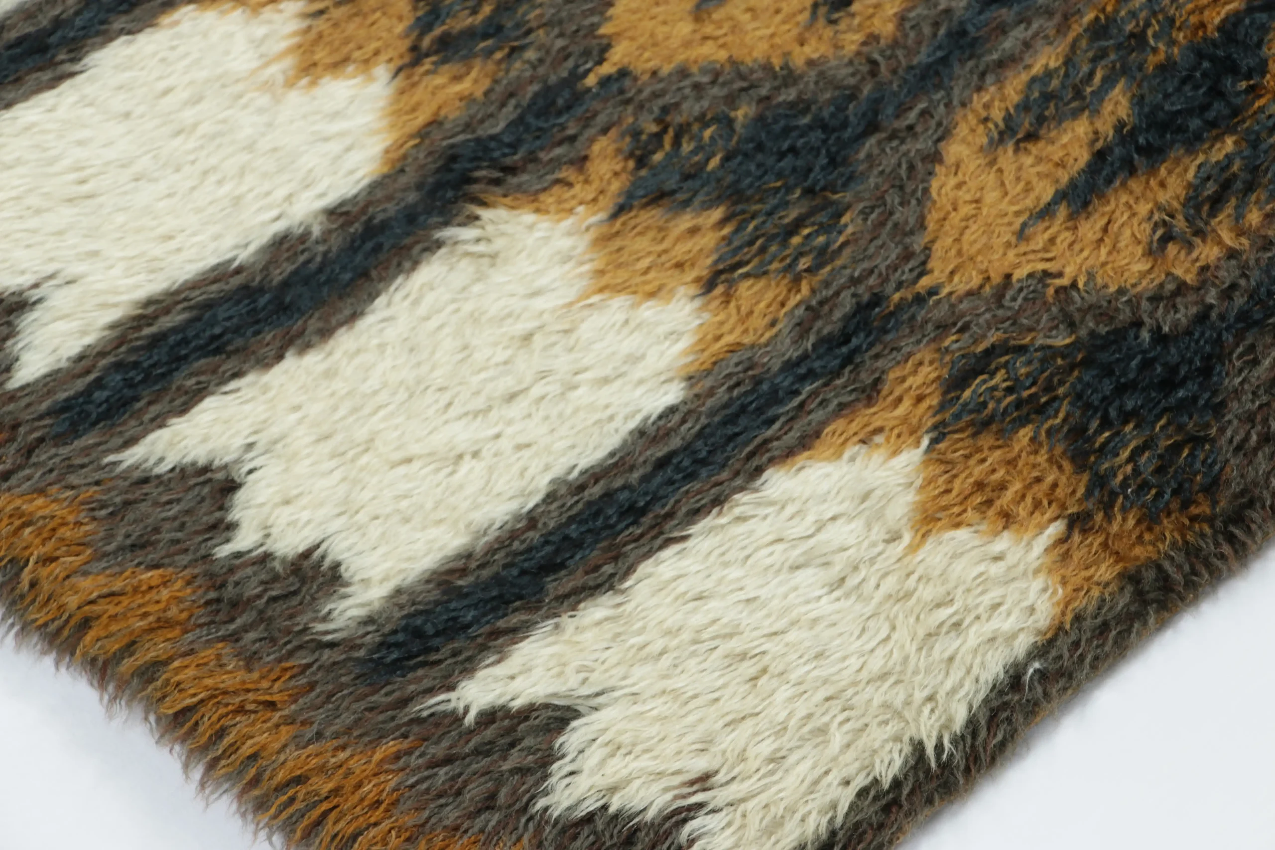 Vintage Swedish Rya Rug