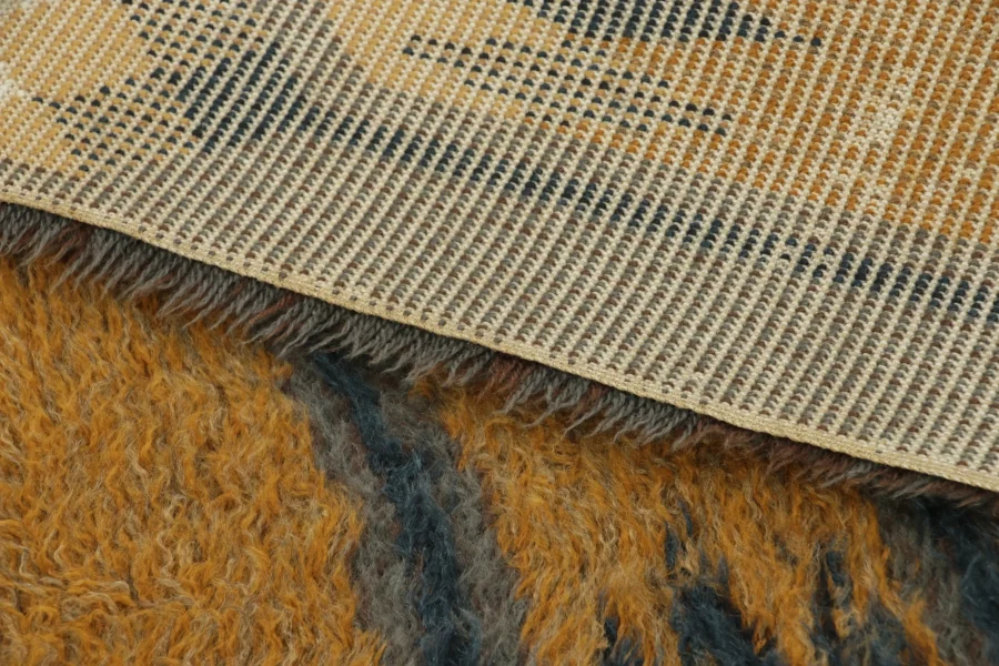Vintage Swedish Rya Rug
