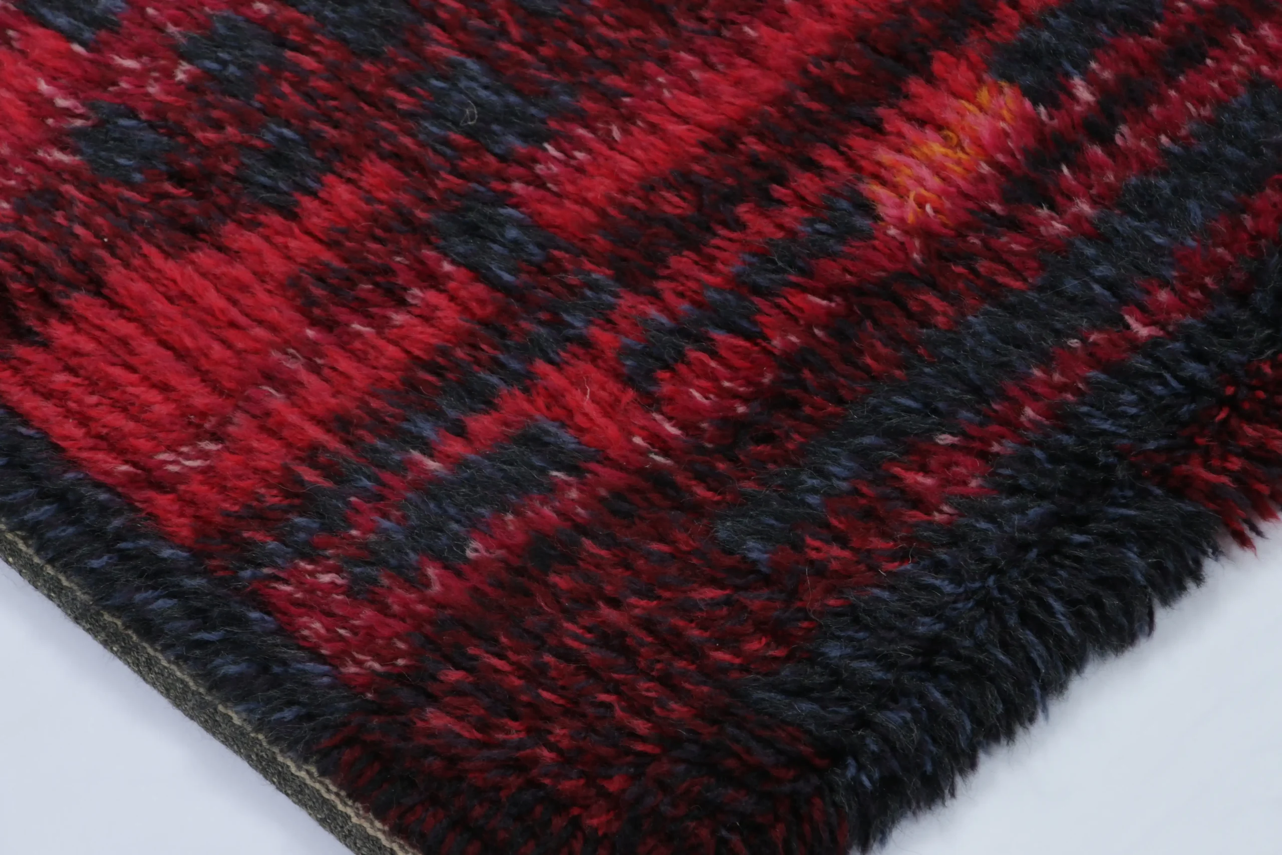 Vintage Swedish Rya Rug