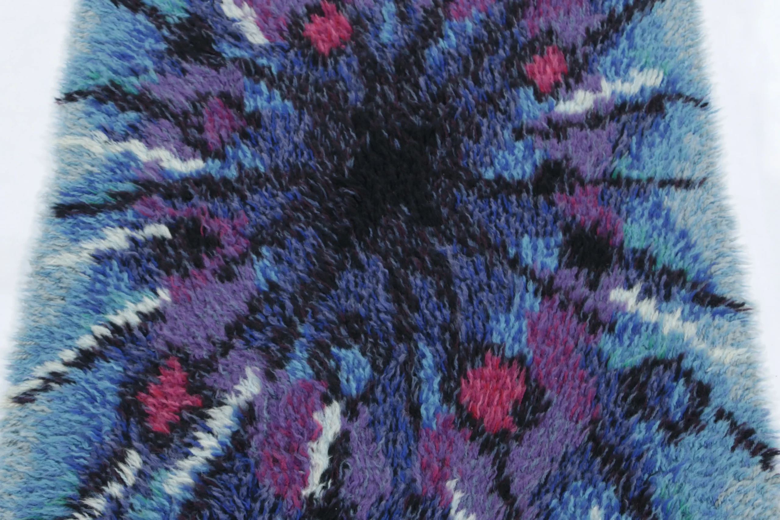 Vintage Swedish Rya Rug