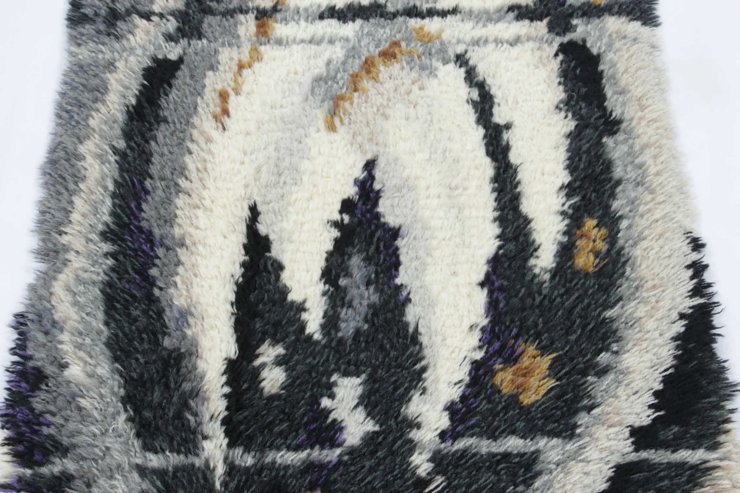 Vintage Swedish Rya Rug