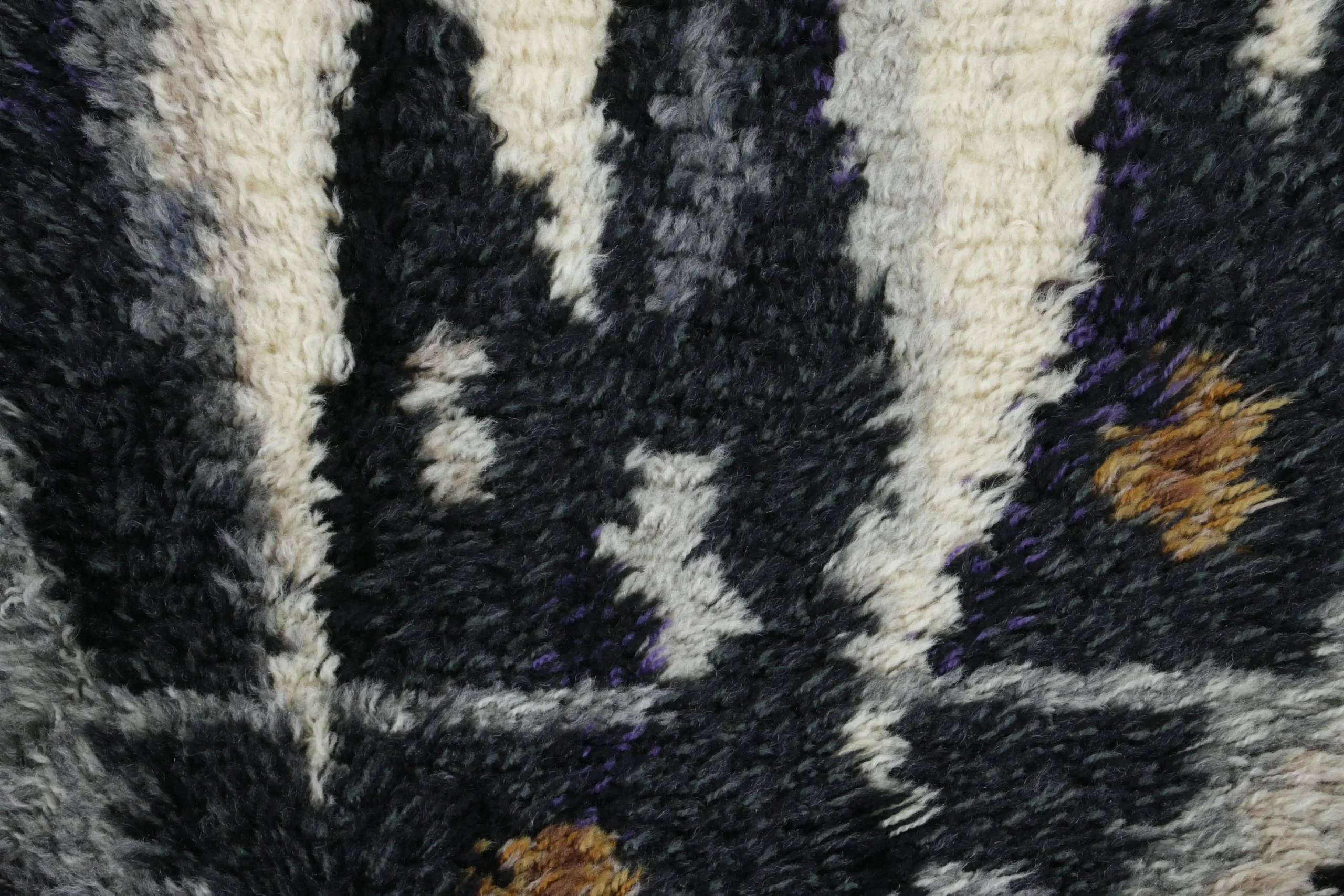 Vintage Swedish Rya Rug