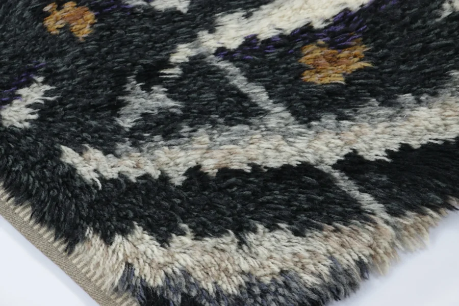 Vintage Swedish Rya Rug