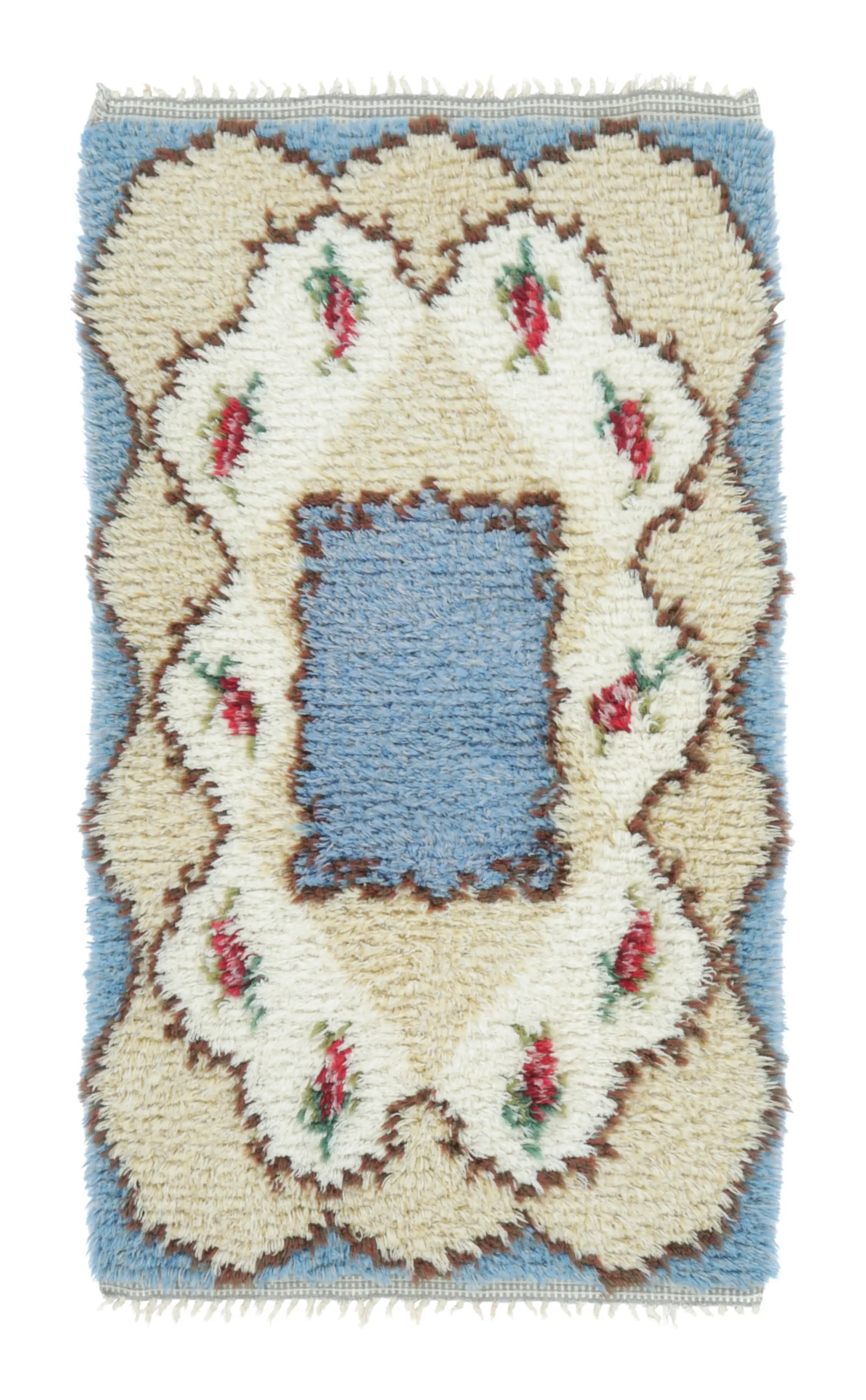 Vintage Swedish Rya Rug