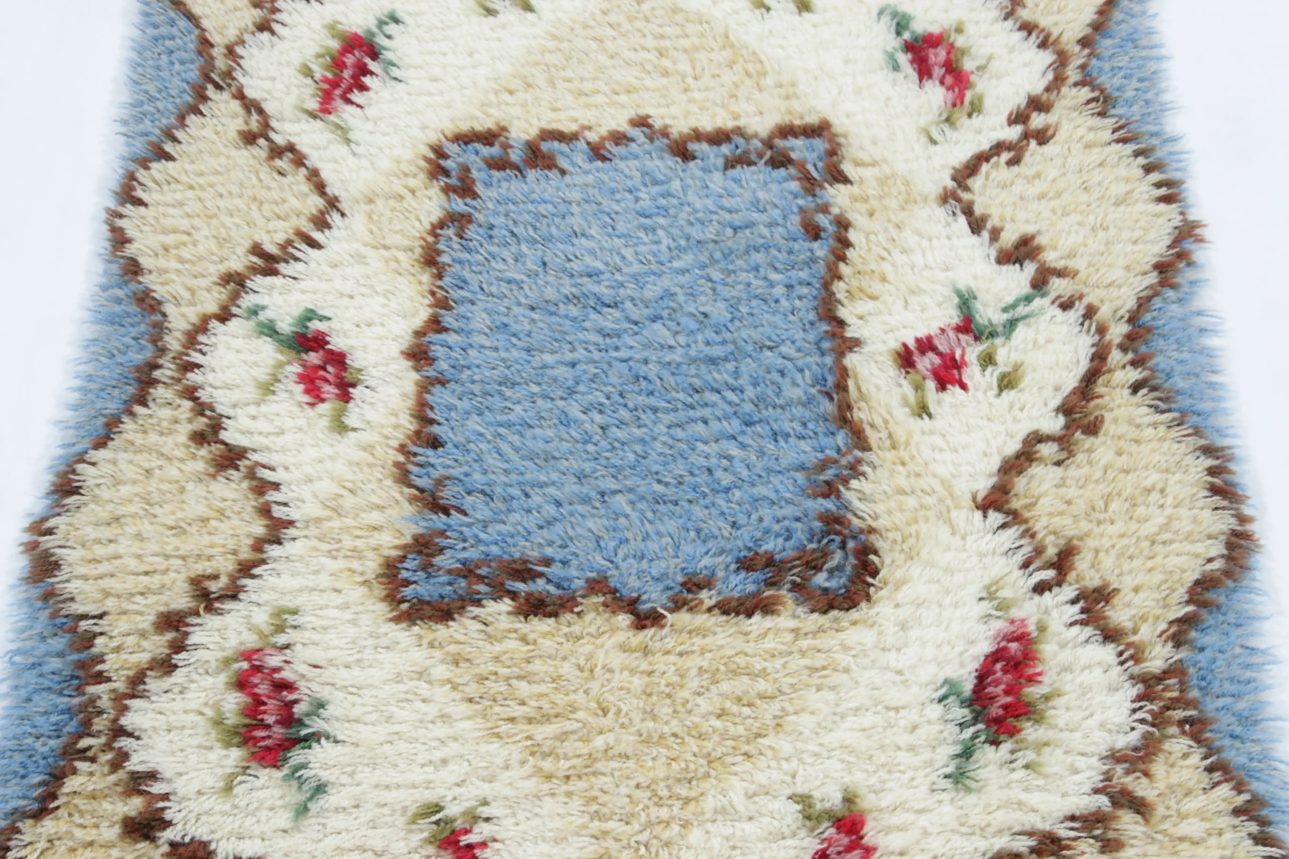 Vintage Swedish Rya Rug