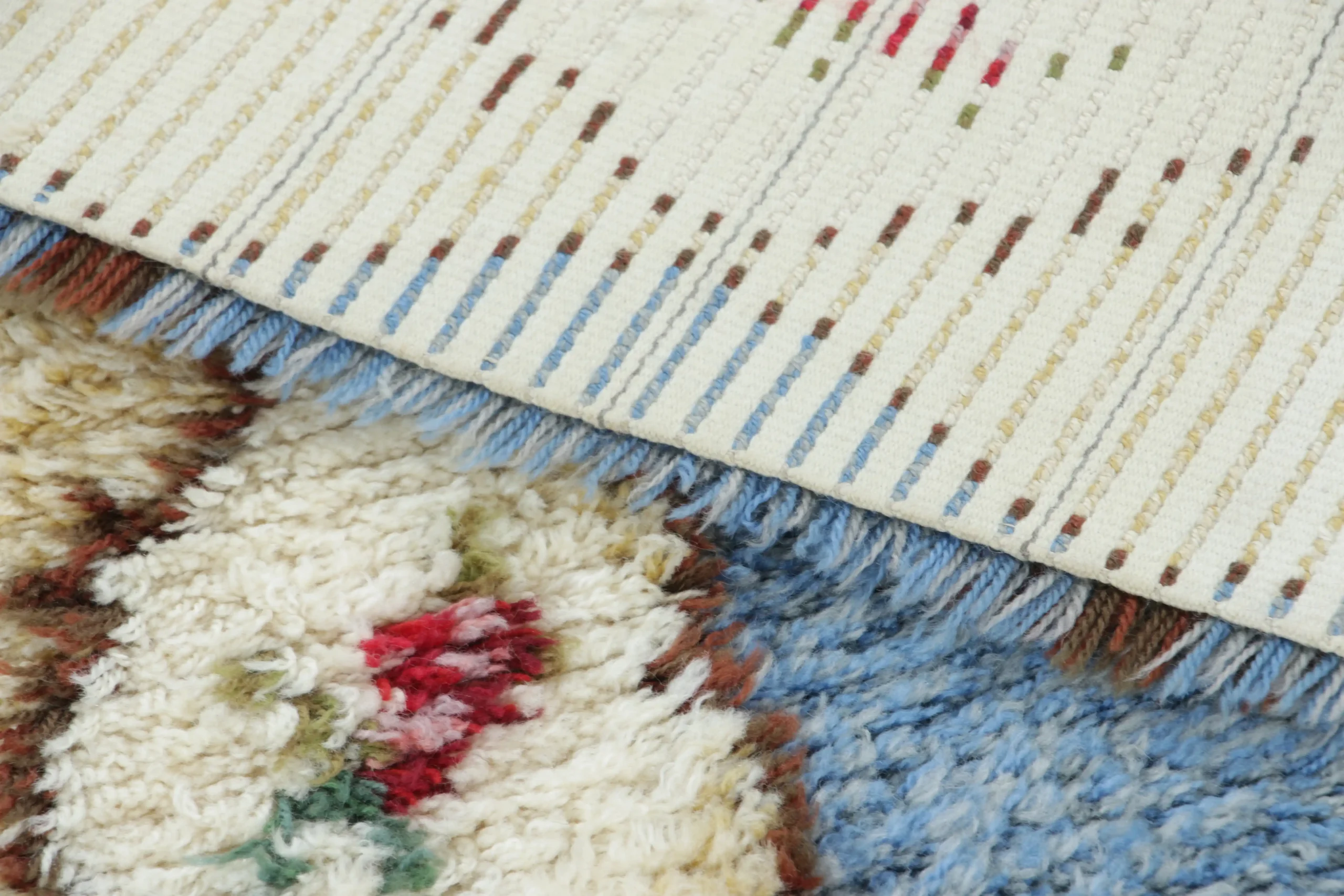 Vintage Swedish Rya Rug