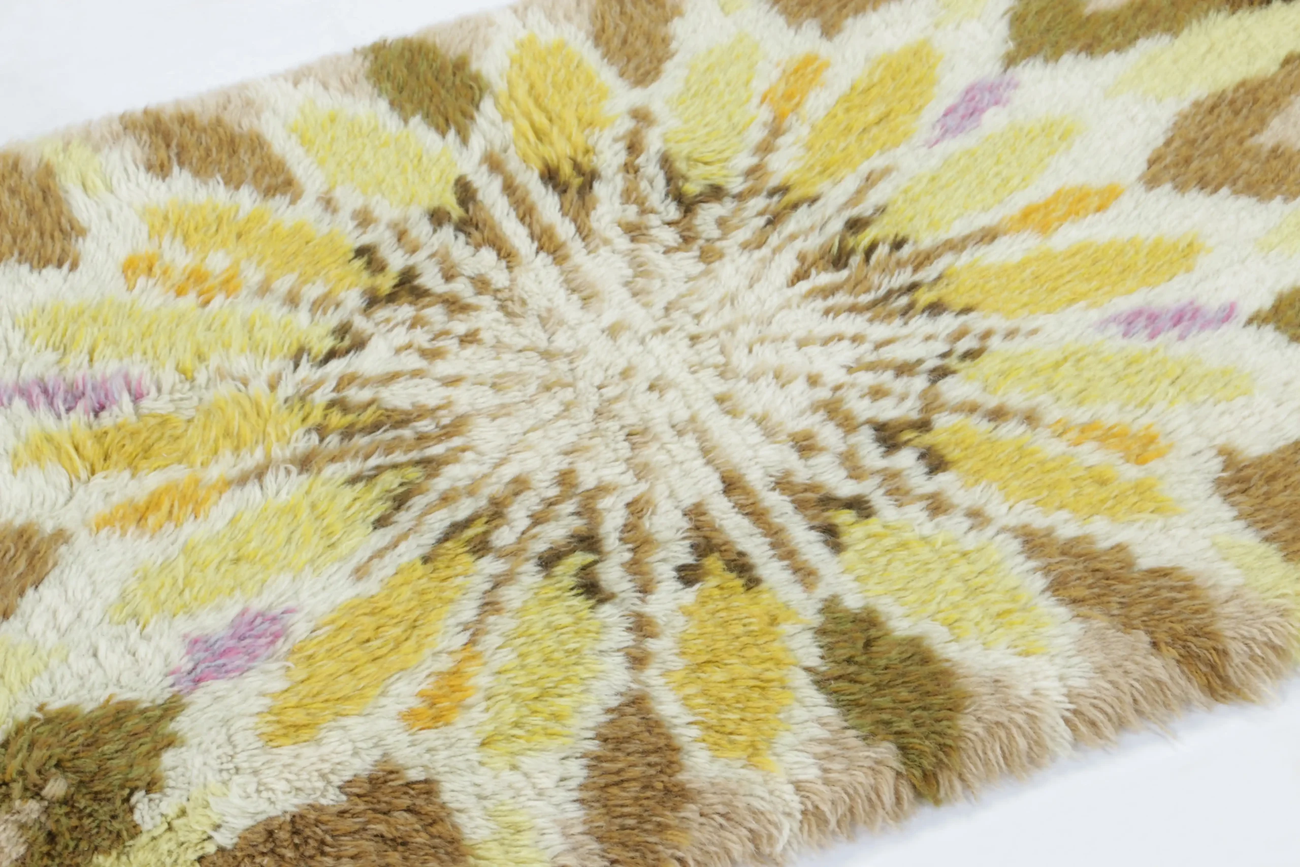 Vintage Swedish Rya Rug