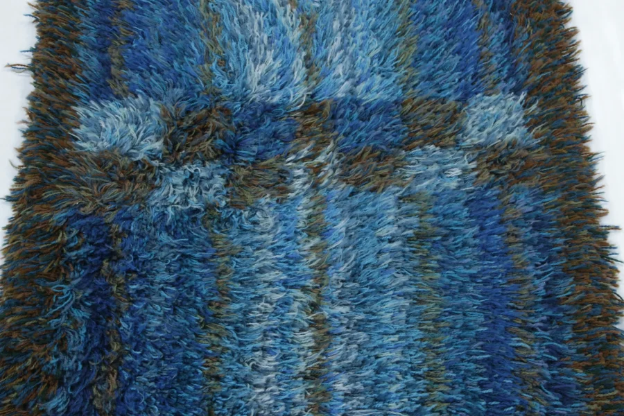 Vintage Swedish Rya Rug