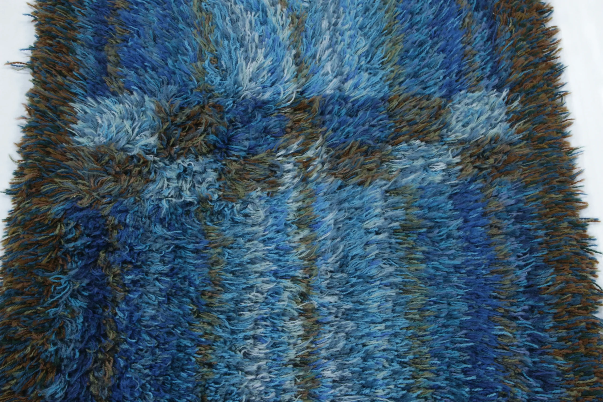 Vintage Swedish Rya Rug