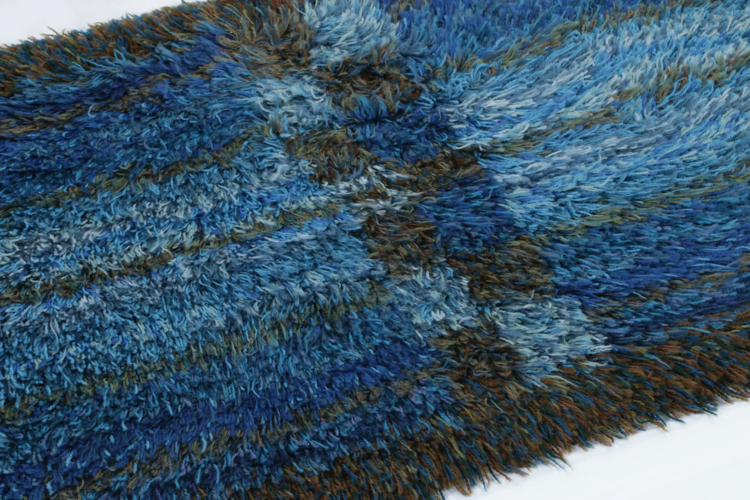 Vintage Swedish Rya Rug