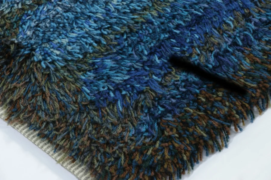 Vintage Swedish Rya Rug