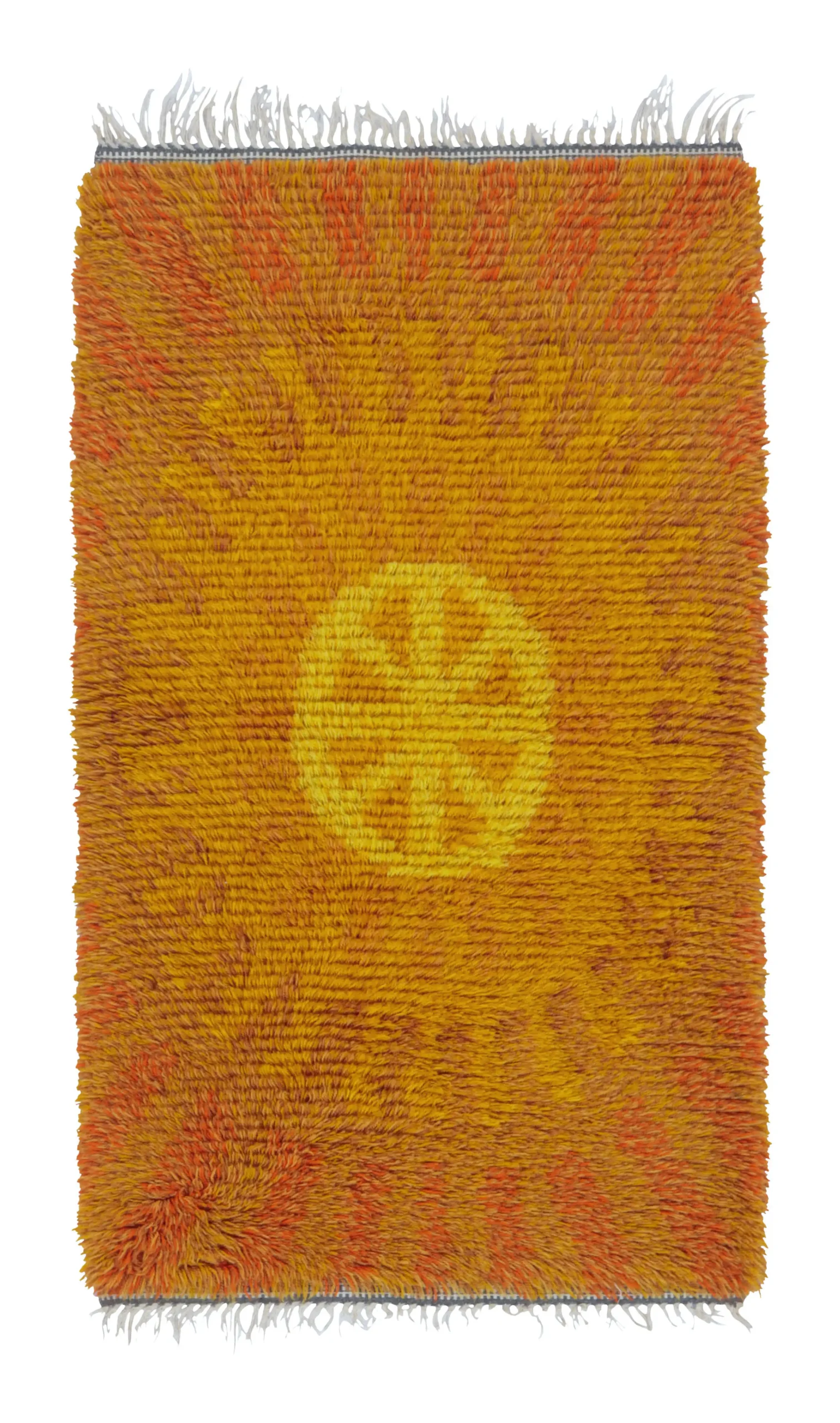 Vintage Swedish Rya Rug