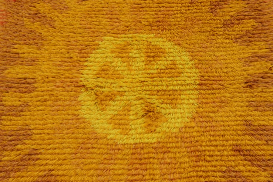 Vintage Swedish Rya Rug