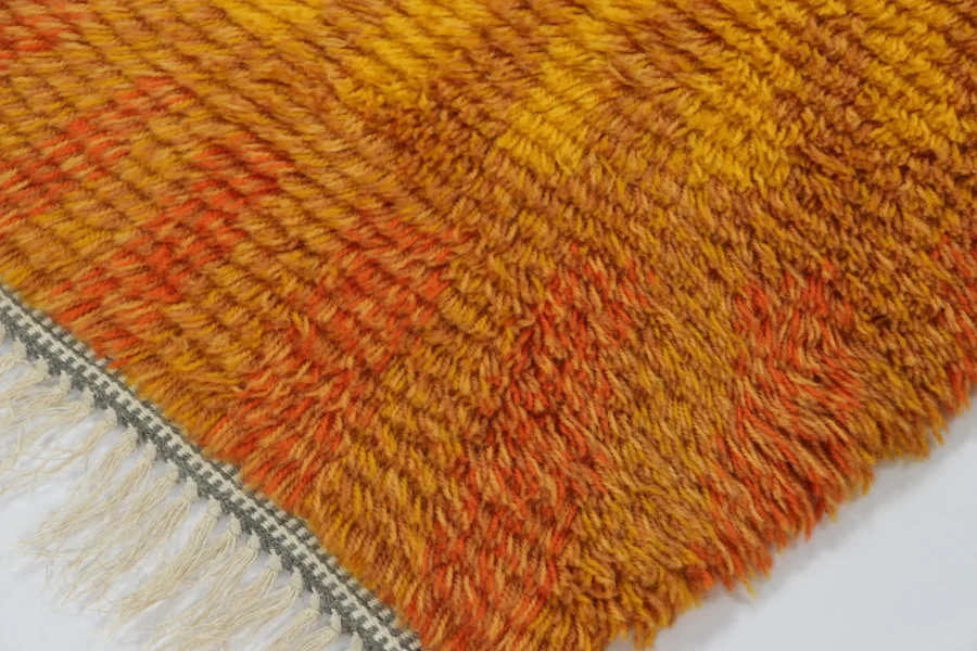 Vintage Swedish Rya Rug