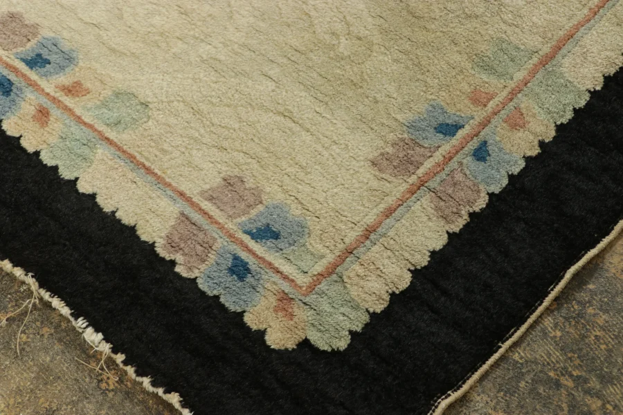 Antique Chinese Art Deco Rug