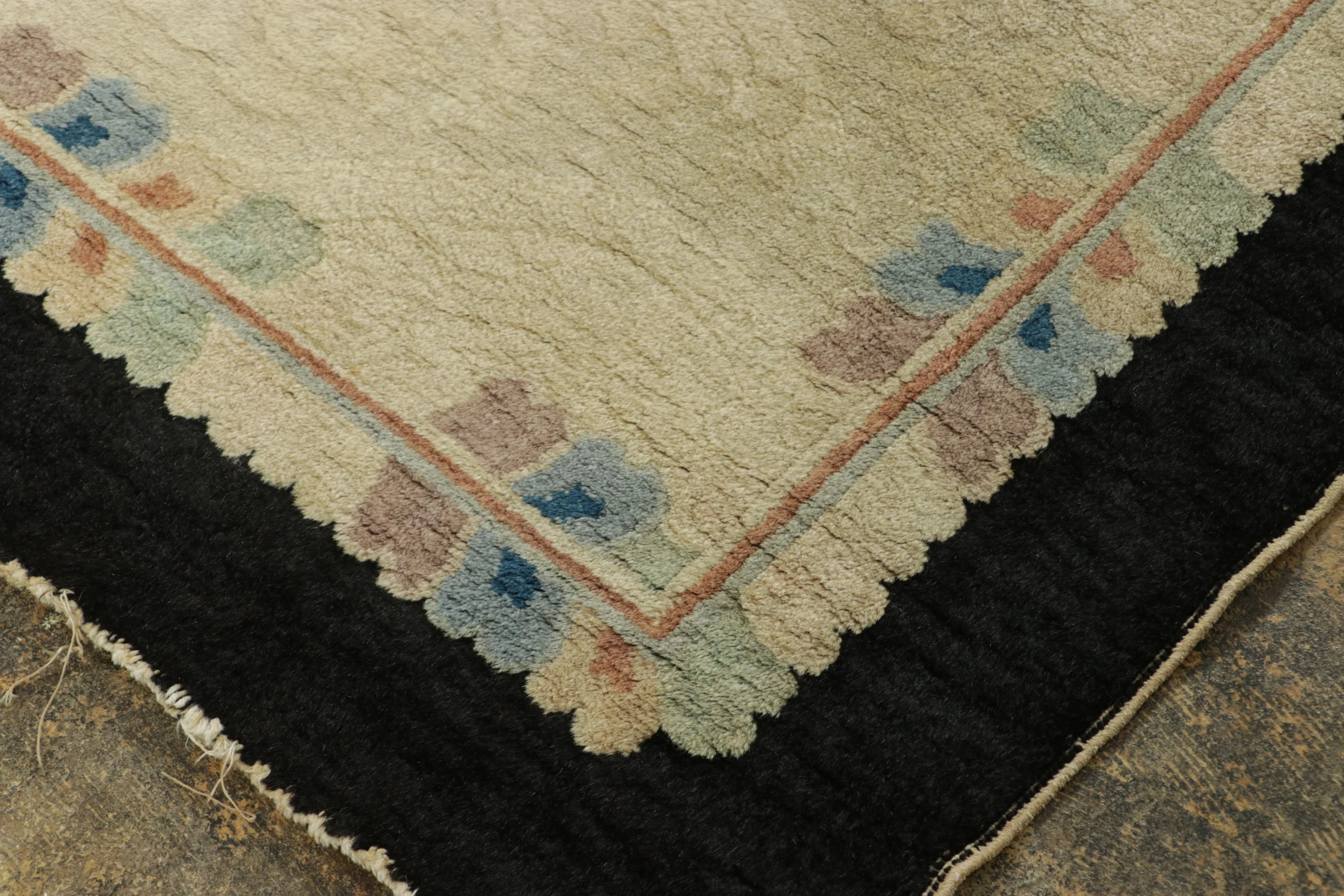 Antique Chinese Art Deco Rug