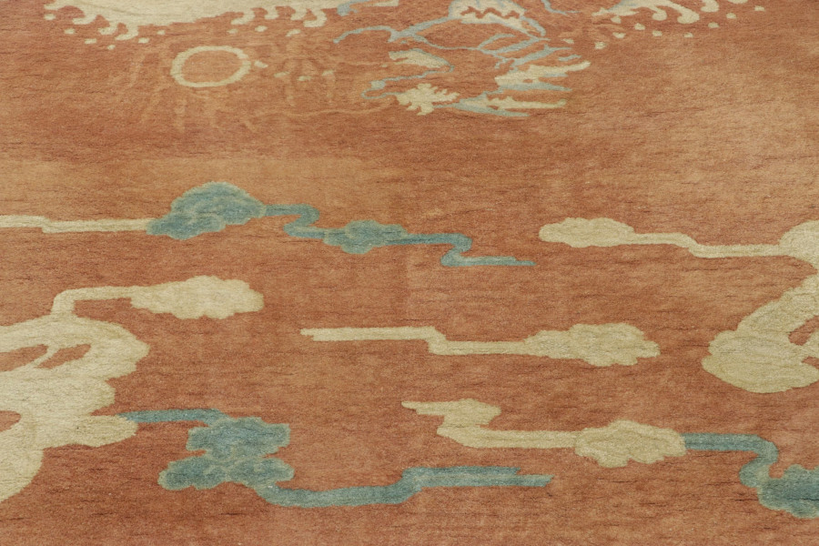 Antique Chinese Art Deco Rug