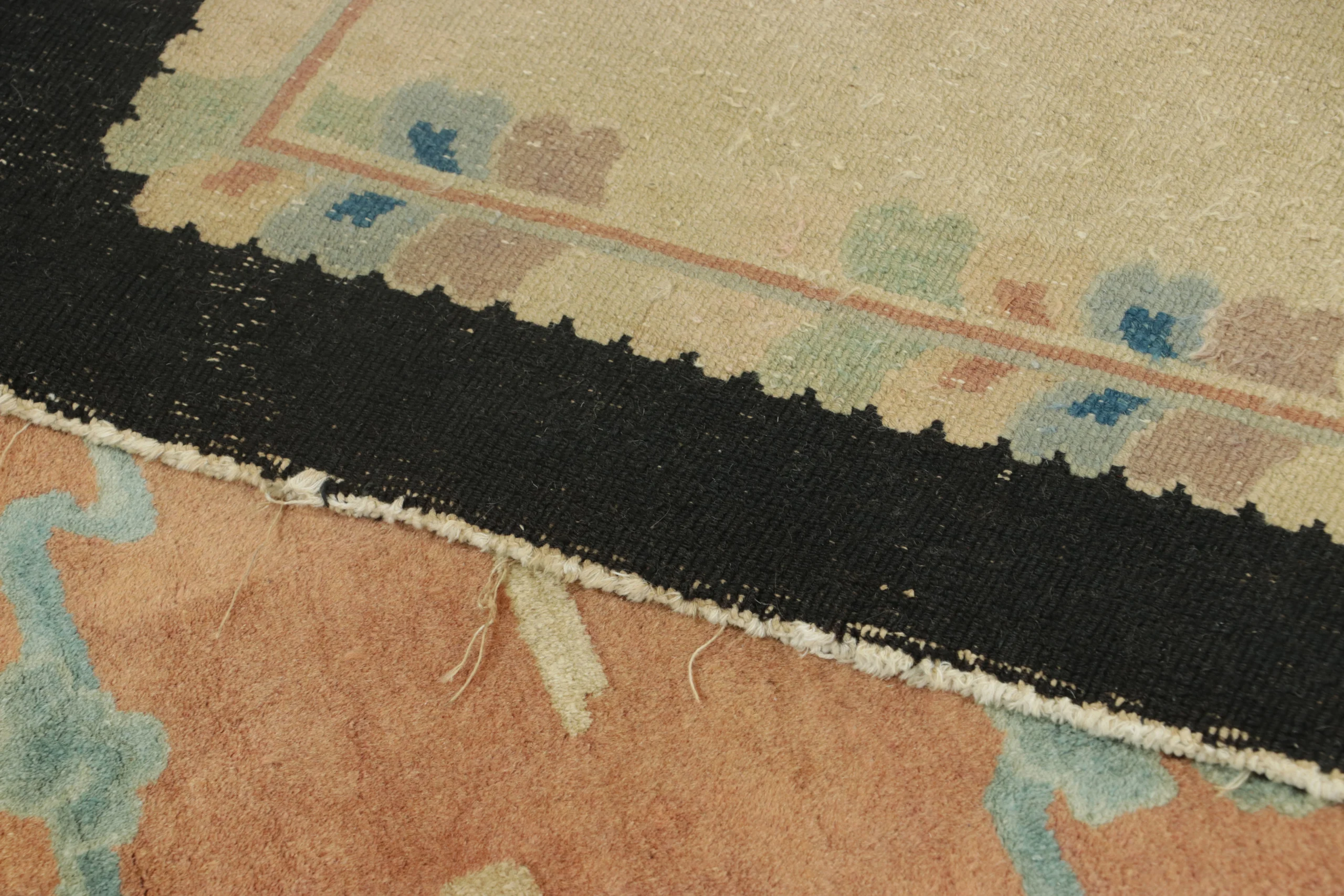 Antique Chinese Art Deco Rug