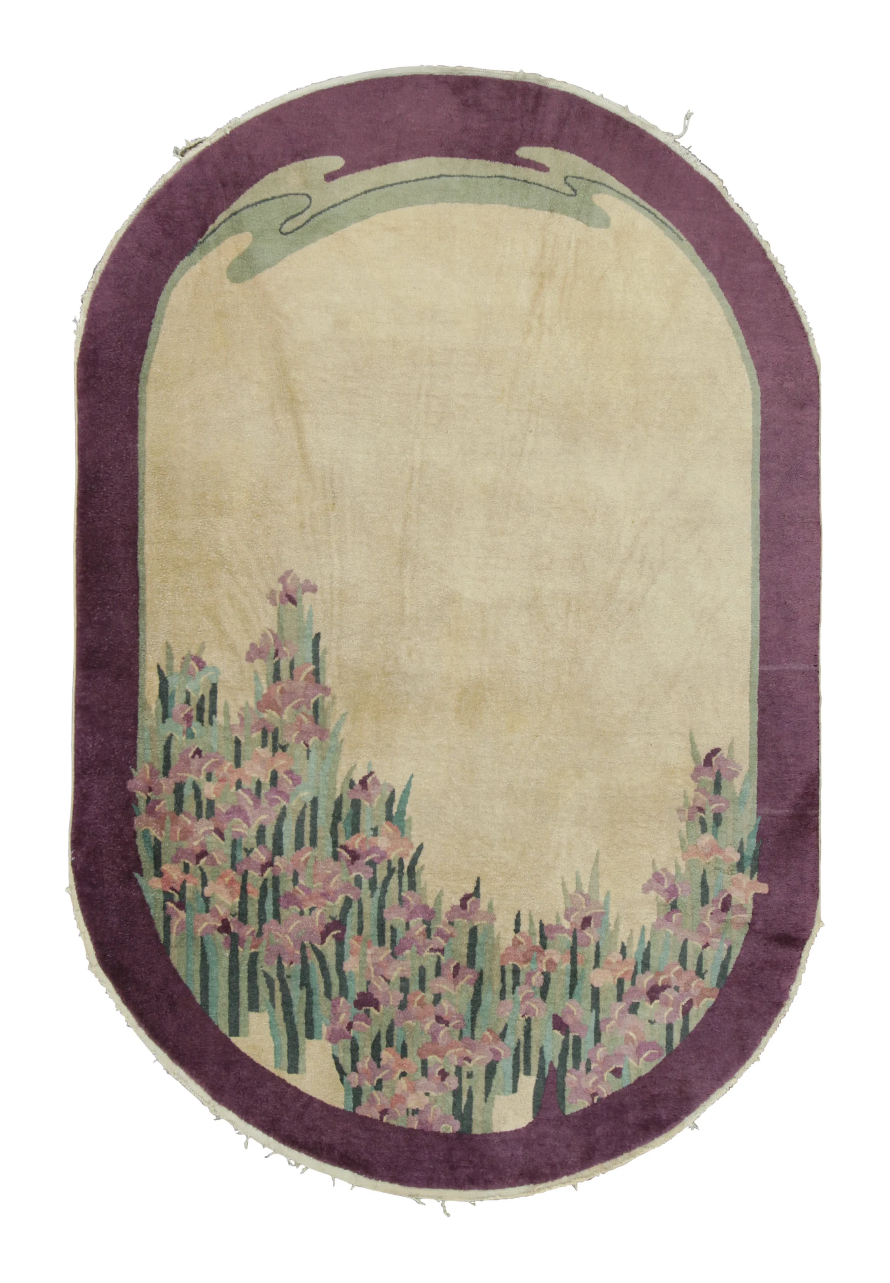 Antique Chinese Art Deco Rug