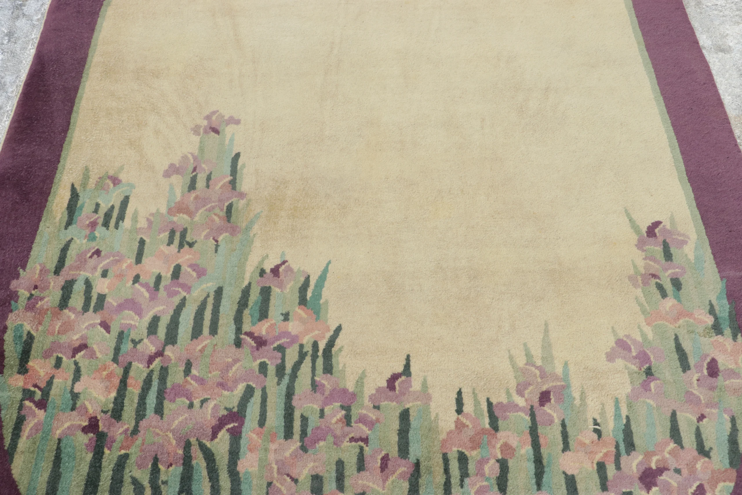 Antique Chinese Art Deco Rug
