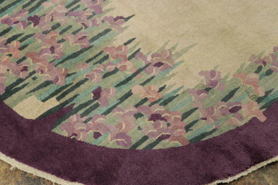 Antique Chinese Art Deco Rug