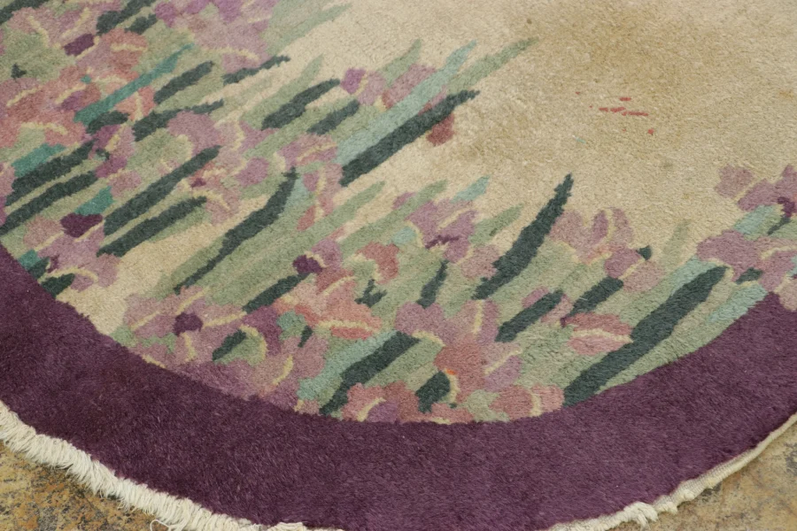 Antique Chinese Art Deco Rug