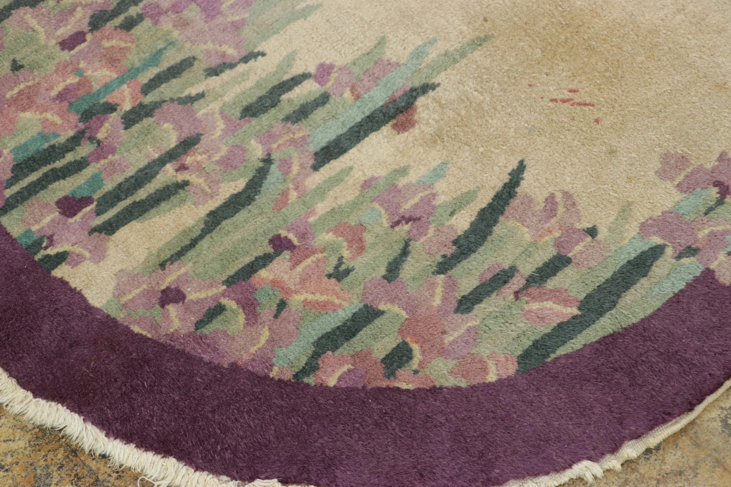 Antique Chinese Art Deco Rug