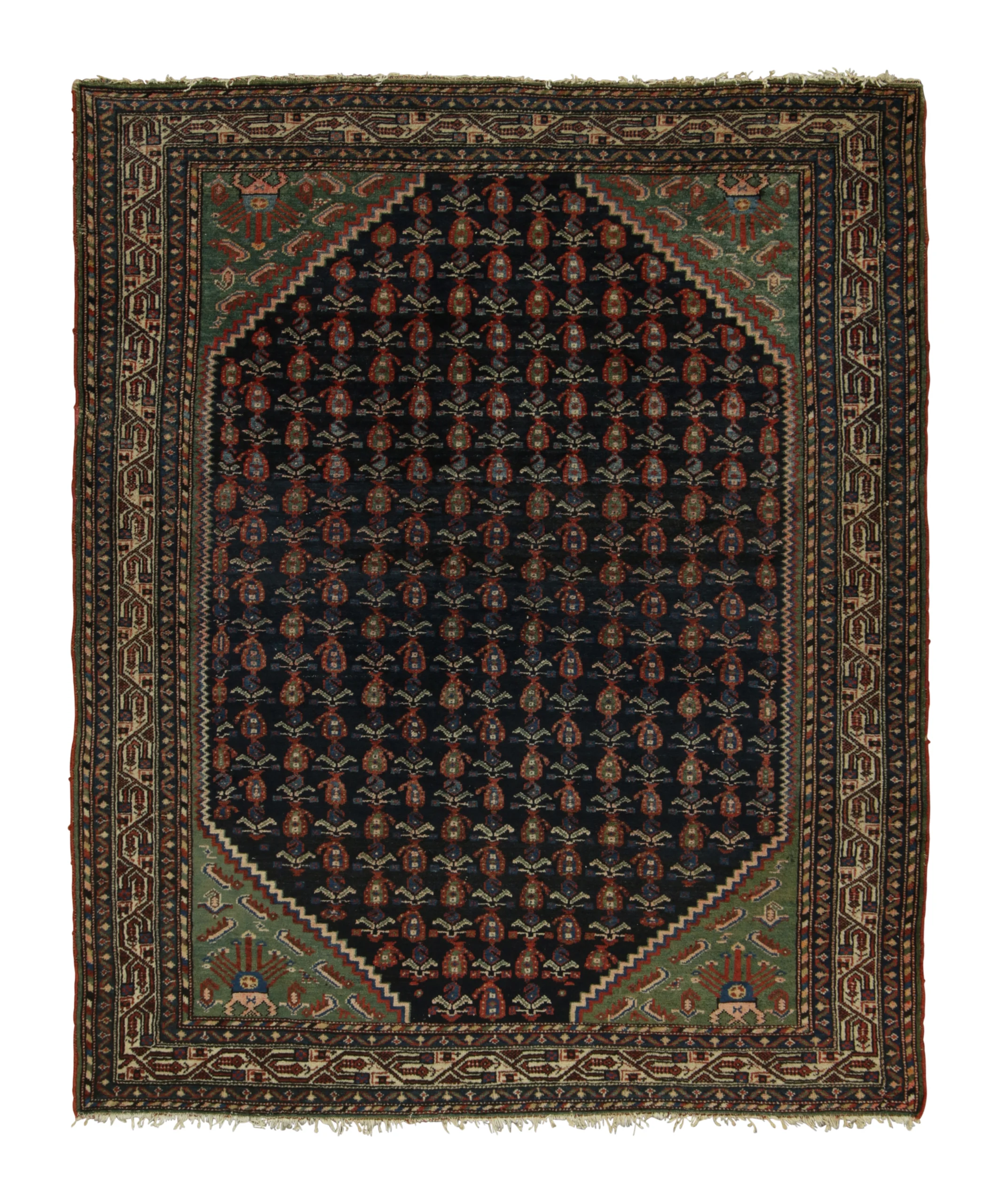 Vintage Persian Malayer Rug