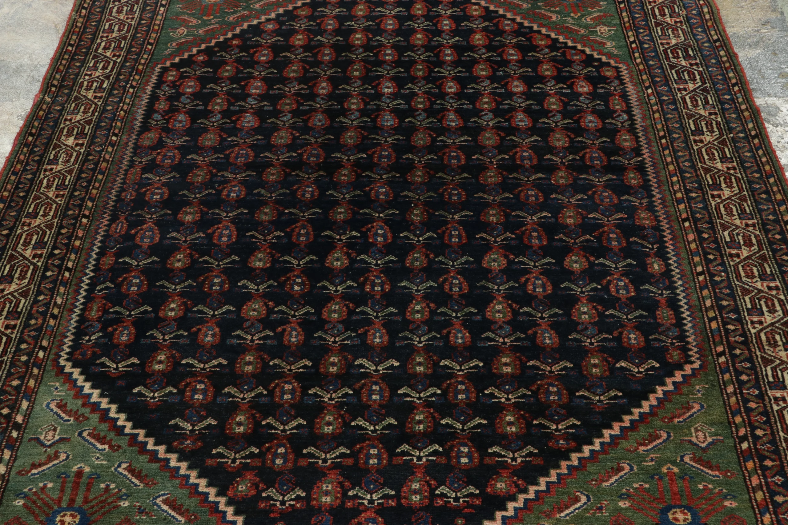 Vintage Persian Malayer Rug