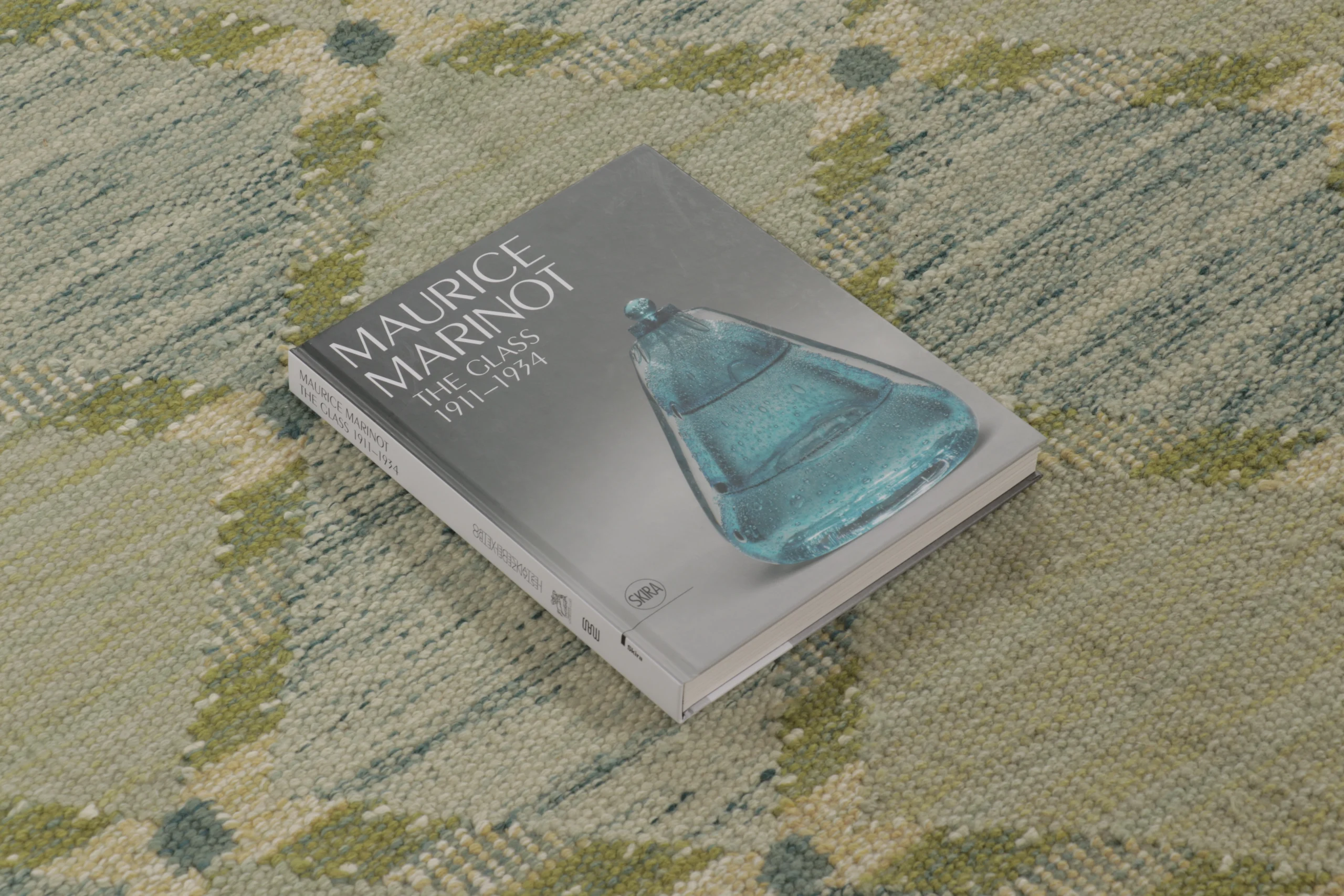 Scandinavian Geometric Flatweave Rug