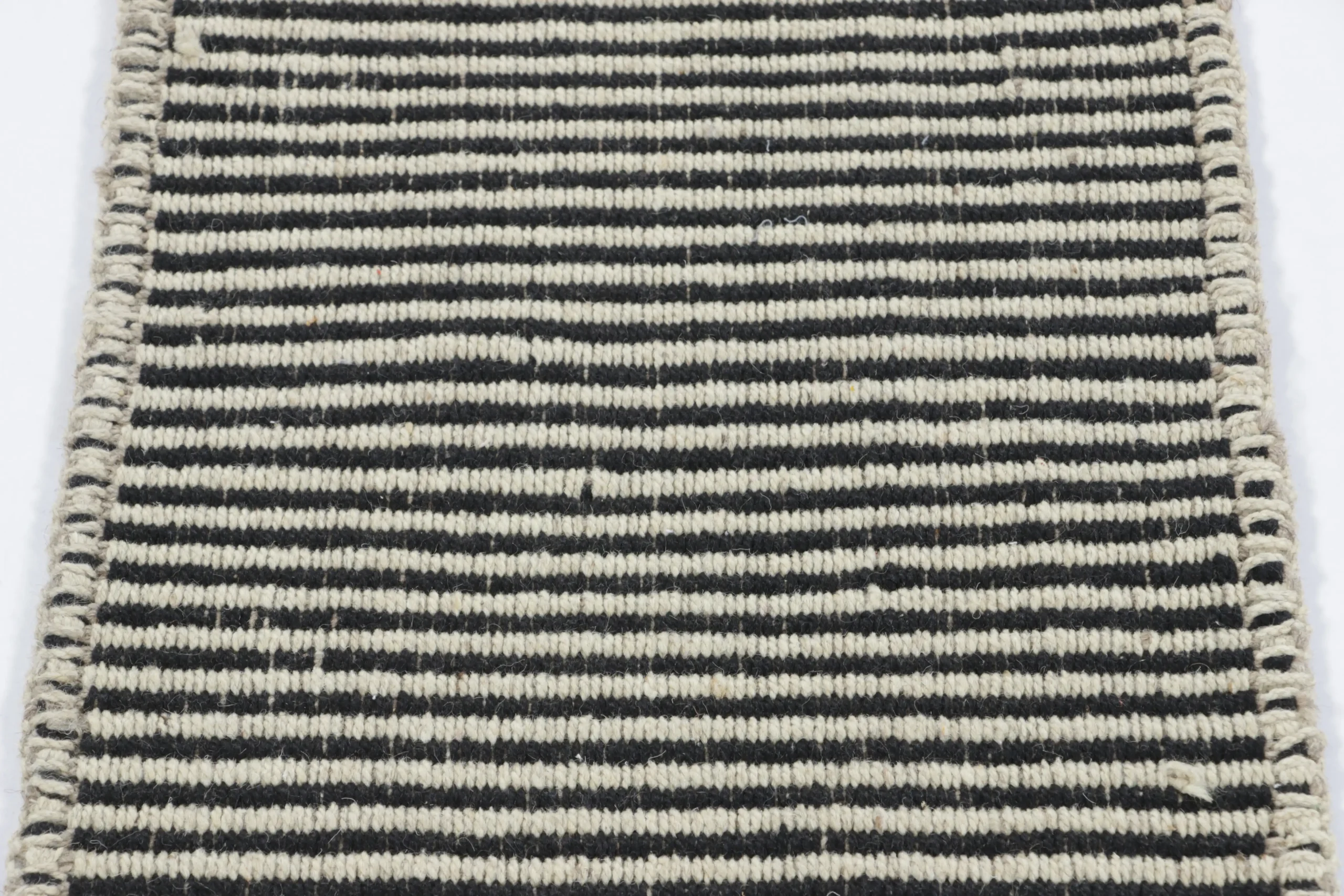 Modern Striped Kilim Runner Rug