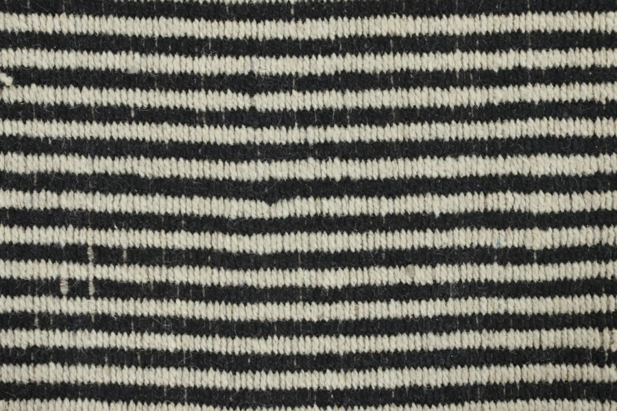 Modern Striped Kilim Runner Rug