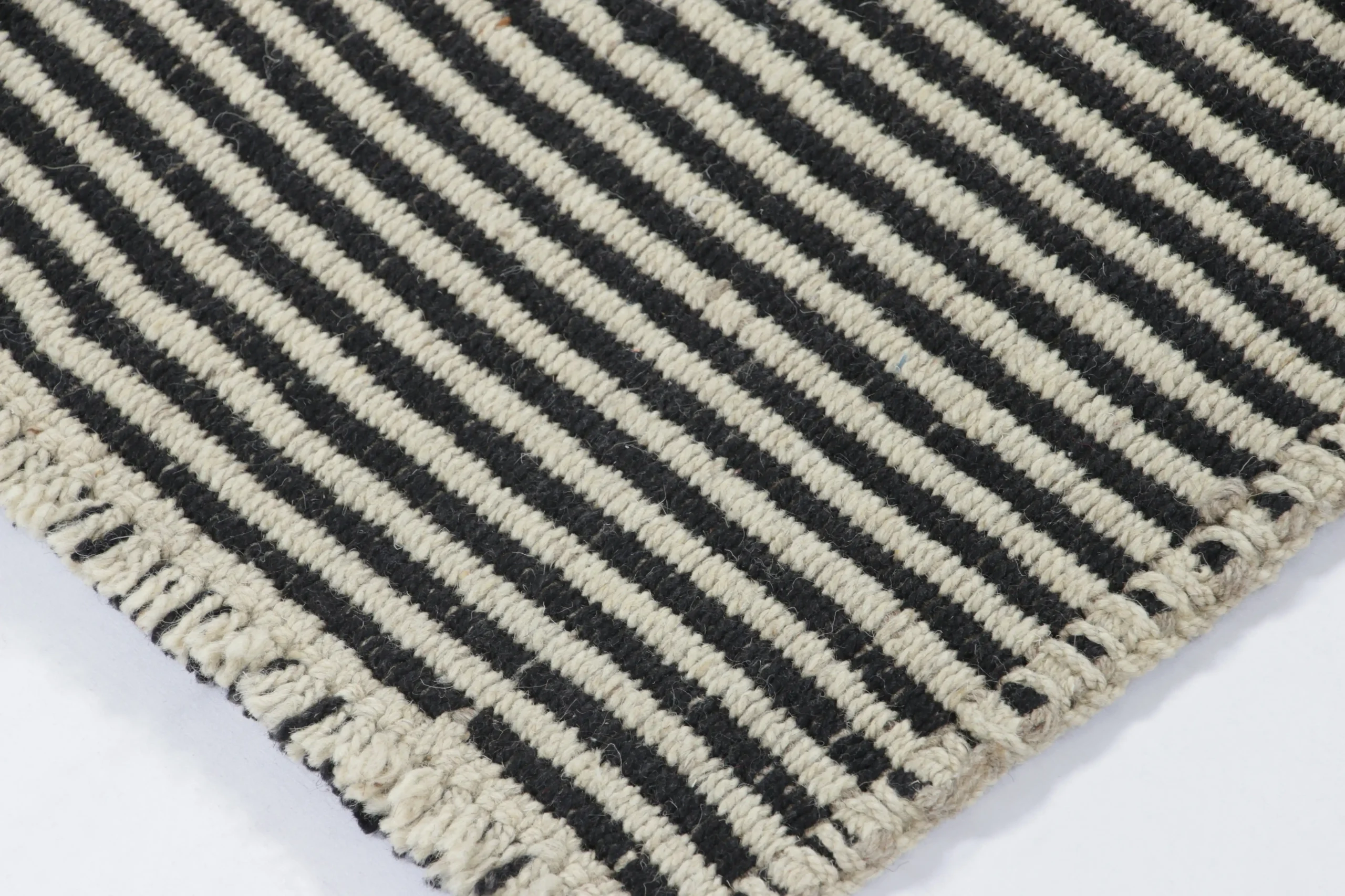 Modern Striped Kilim Runner Rug