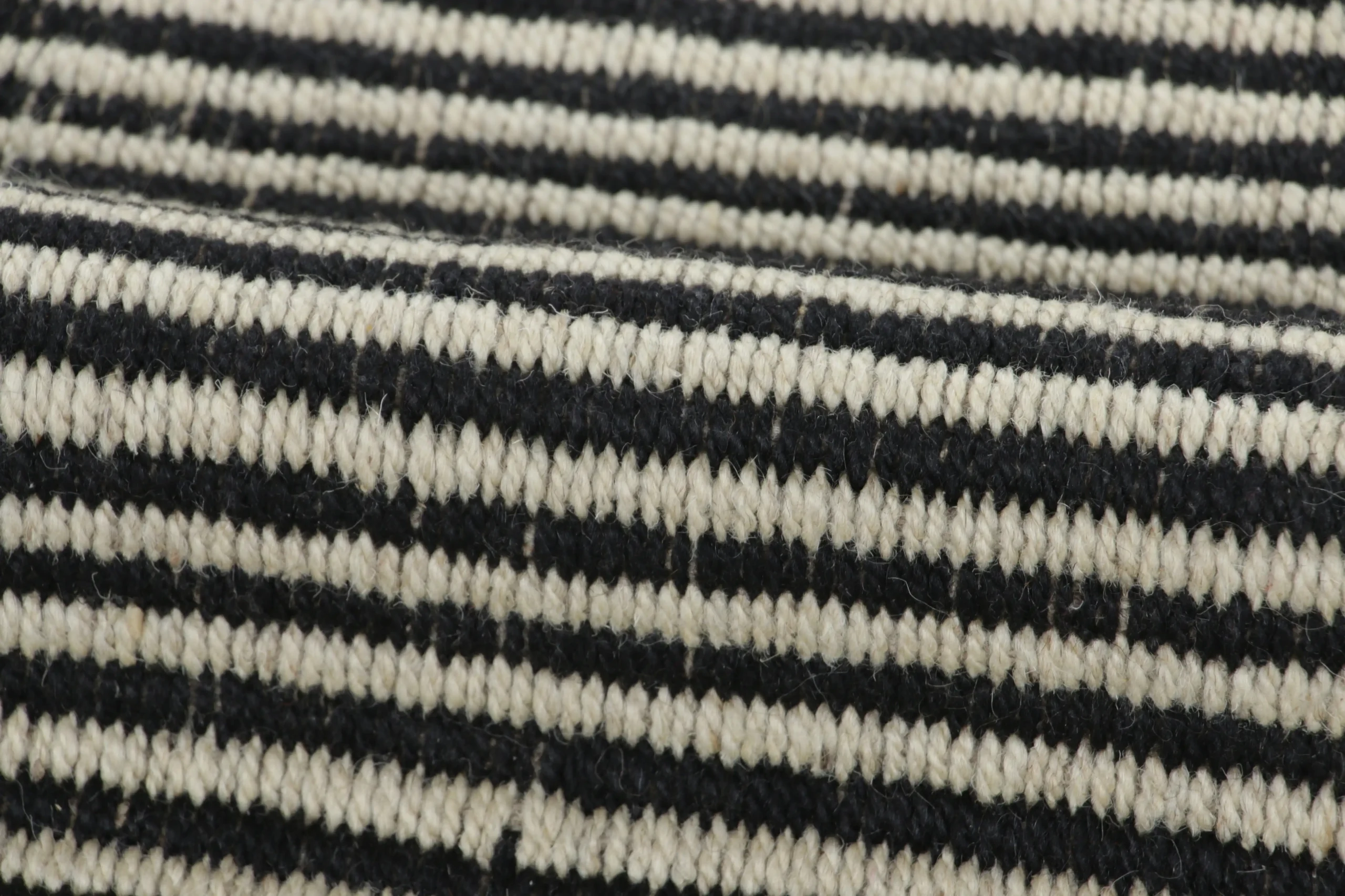 Modern Striped Kilim Runner Rug
