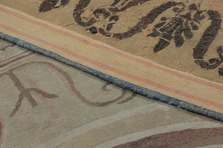 Oversized Antique Aubusson Rug