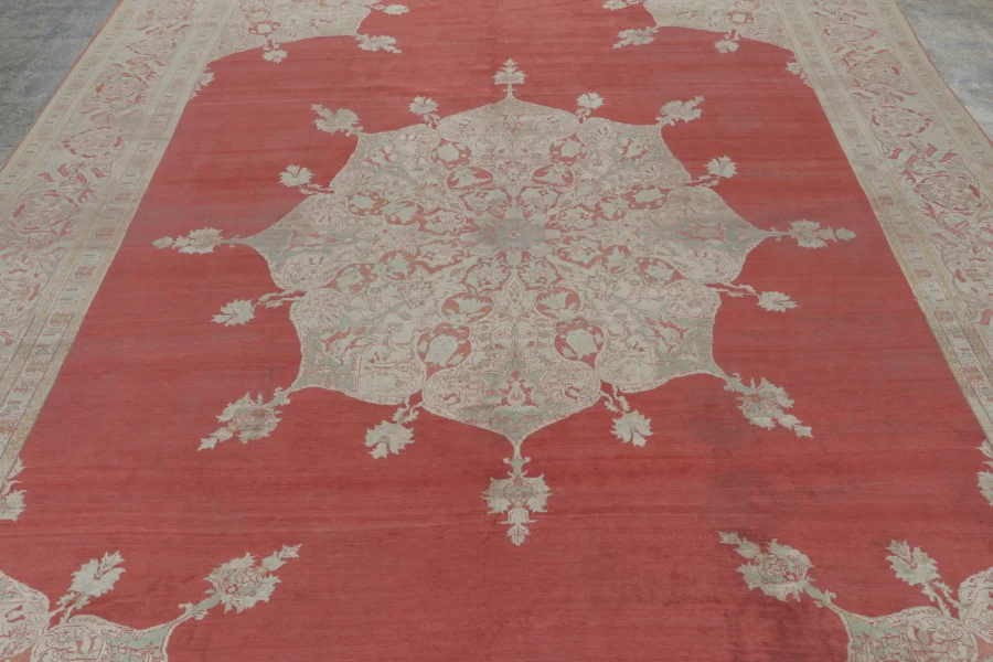 Antique Tabriz Oriental Rug