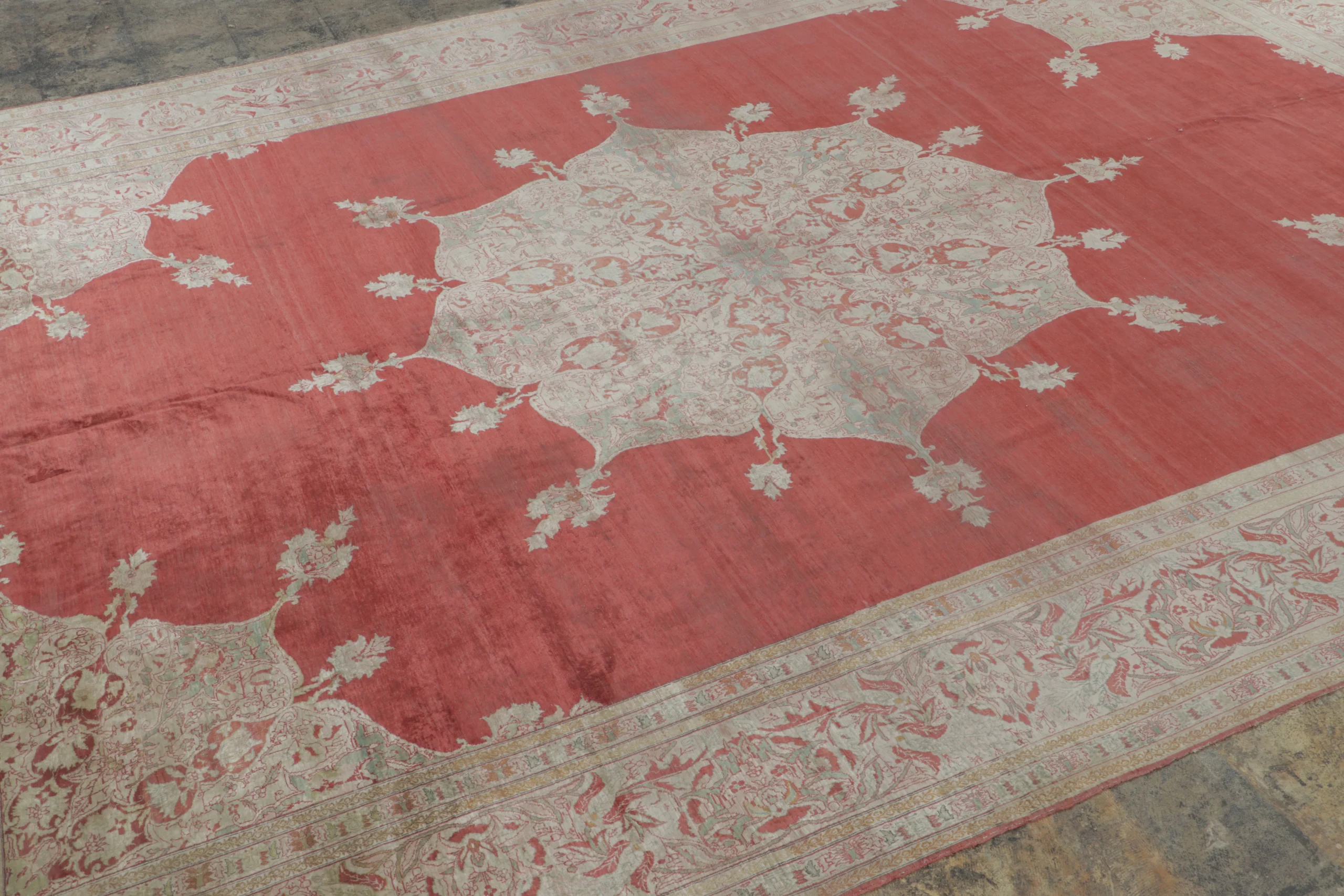 Antique Tabriz Oriental Rug