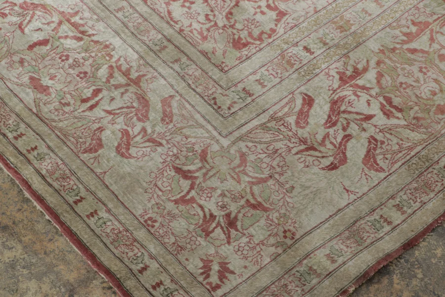 Antique Tabriz Oriental Rug