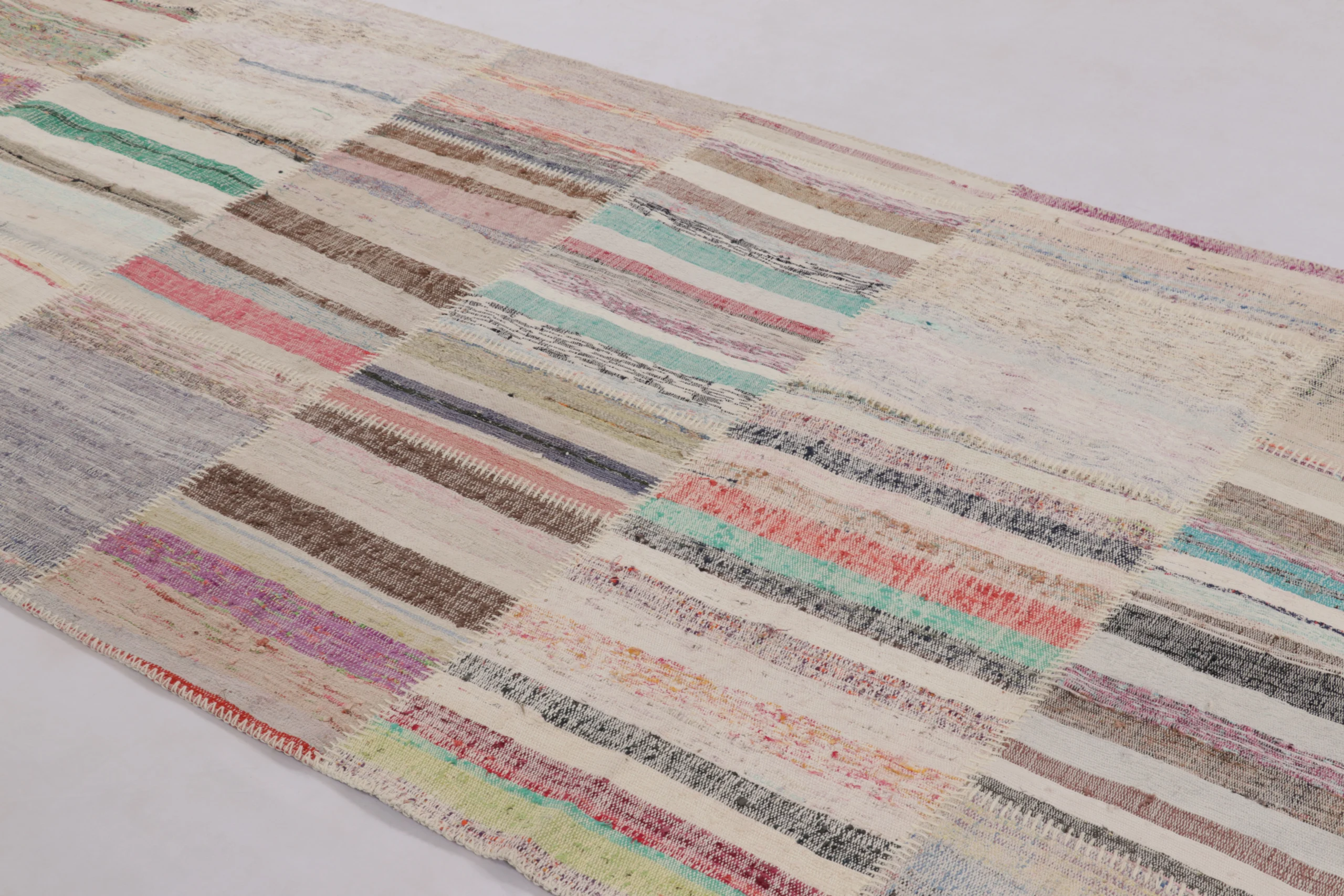 Modern Patchwork Runner Kilim